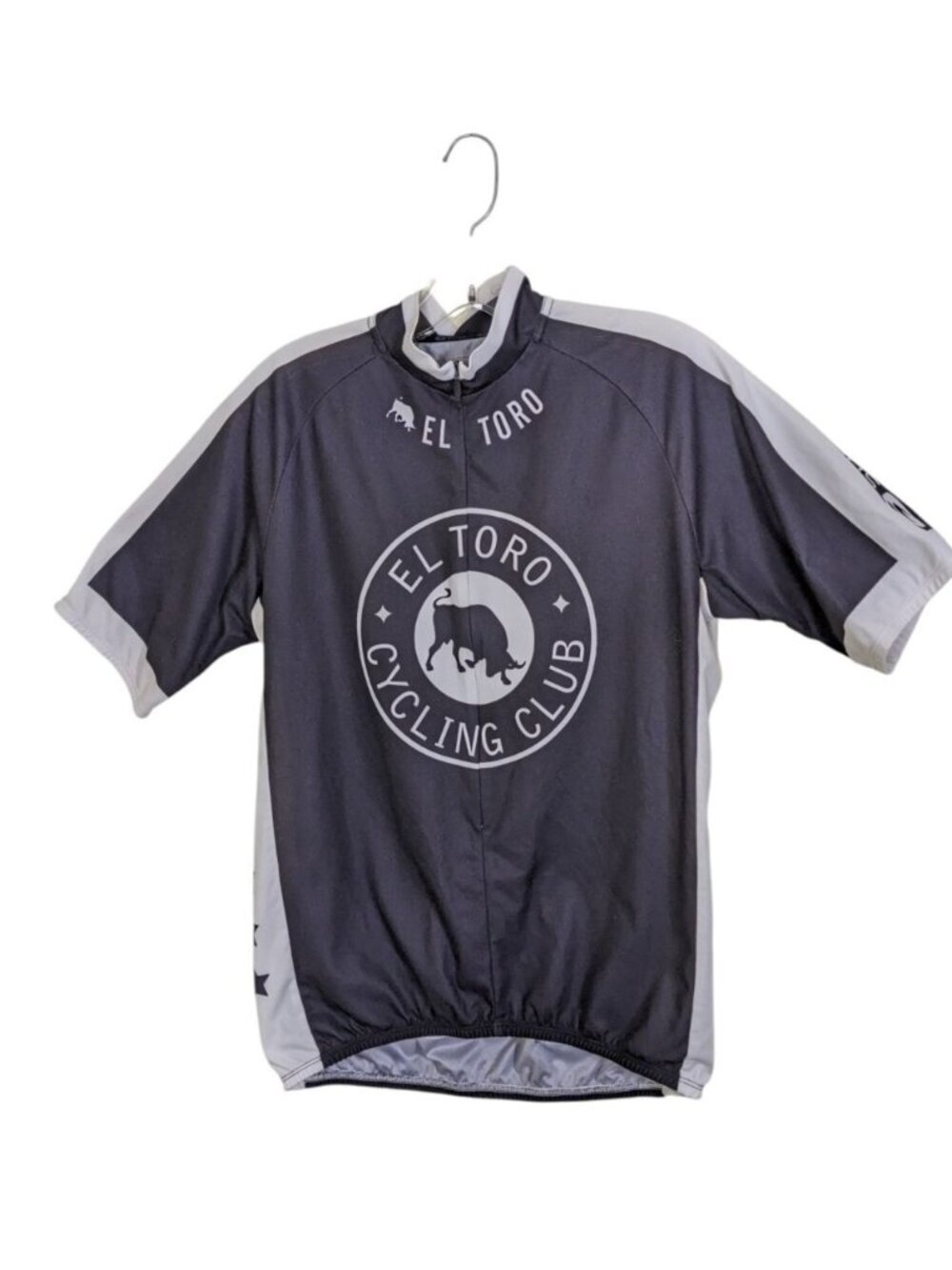 Sugoi Cycling Jersey Womens L Black El Toro Cycling Club Half Zip Pockets